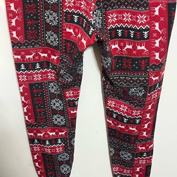 Faded Glory Warm Deer Leggings Sz XL - Picture 7 of 8